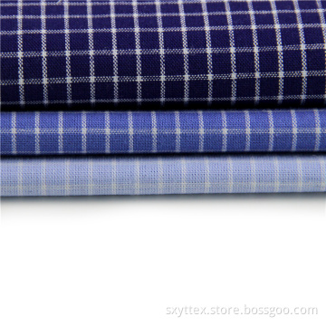 Wholesale Cotton Linen Plaid Shirting Fabric